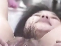 Korean slut with big pussy and pouty lips gets naughty on camera. She stuffs her Victorian pussy with fingers, metal balls and even a bottle. This cunt can swallow a lot be proper of jizz too!